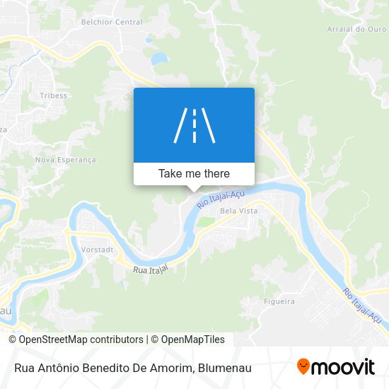 Rua Antônio Benedito De Amorim map
