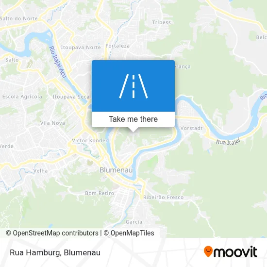 Rua Hamburg map