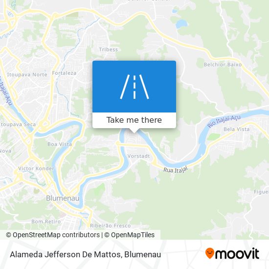 Alameda Jefferson De Mattos map