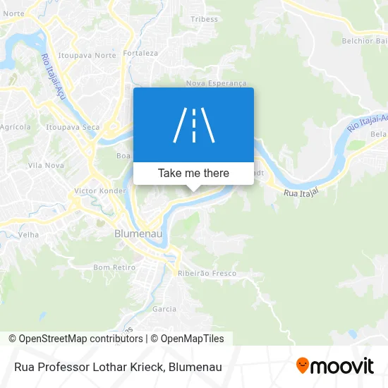 Rua Professor Lothar Krieck map