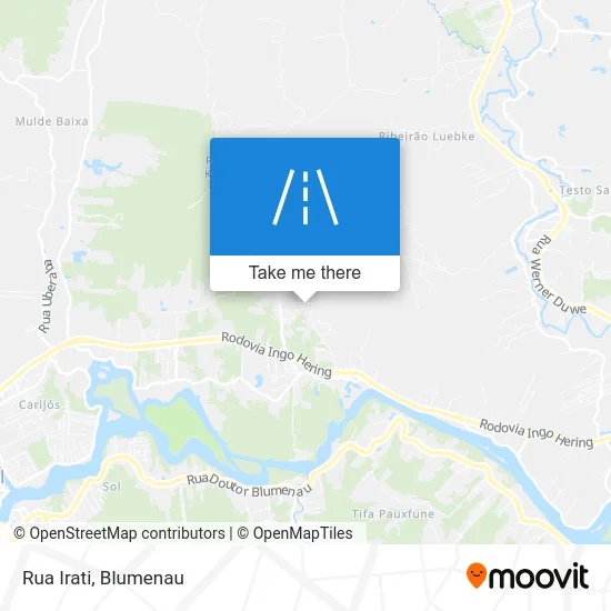 Rua Irati map