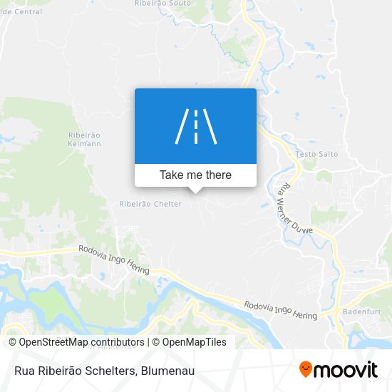 Rua Ribeirão Schelters map