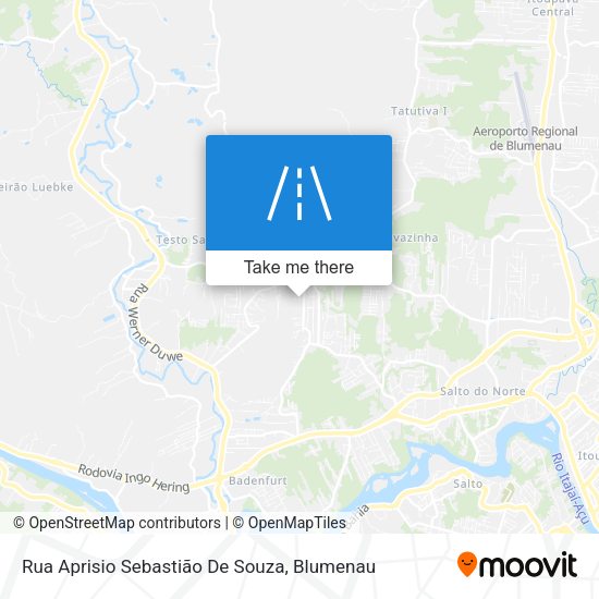 Rua Aprisio Sebastião De Souza map