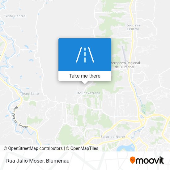 Rua Júlio Moser map