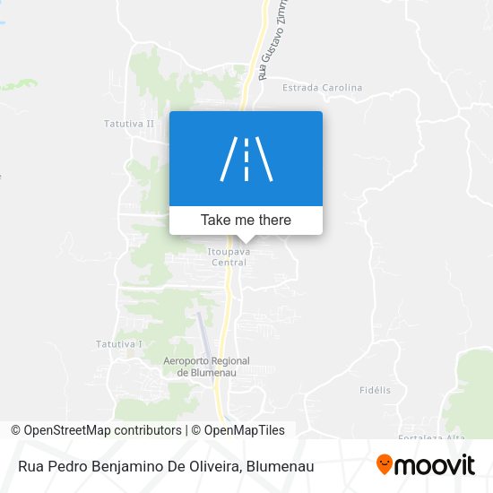 Rua Pedro Benjamino De Oliveira map