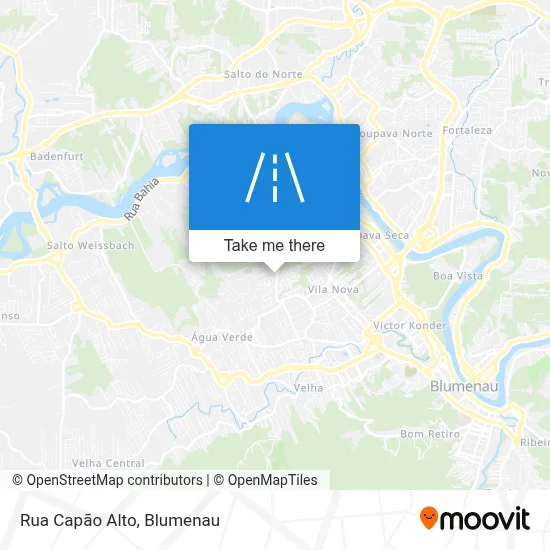 Rua Capão Alto map