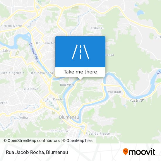 Mapa Rua Jacob Rocha