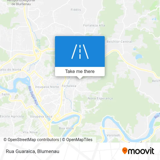 Rua Guaraica map