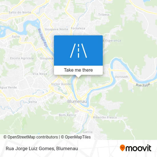 Rua Jorge Luiz Gomes map