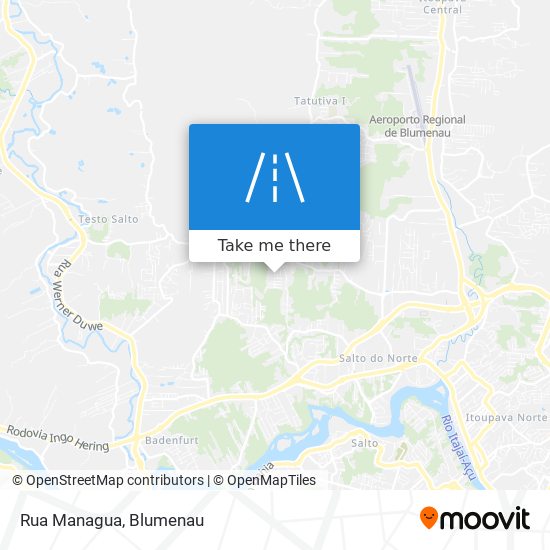 Rua Managua map