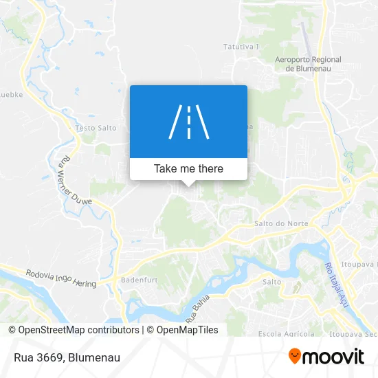Rua 3669 map