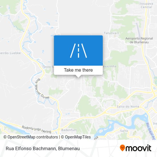 Rua Elfonso Bachmann map