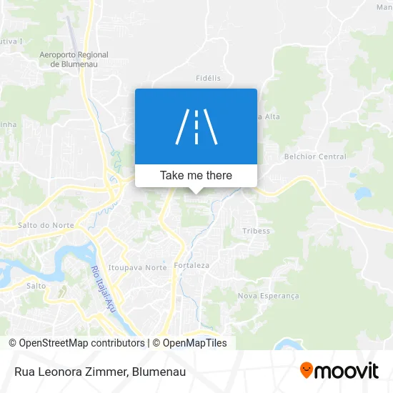 Rua Leonora Zimmer map