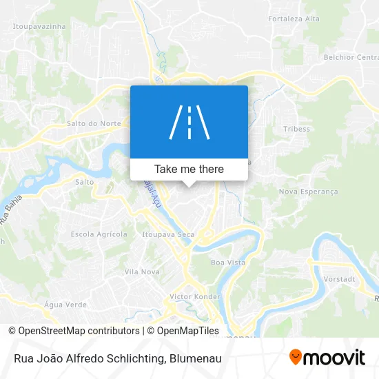 Rua João Alfredo Schlichting map