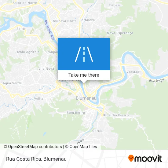 Rua Costa Rica map