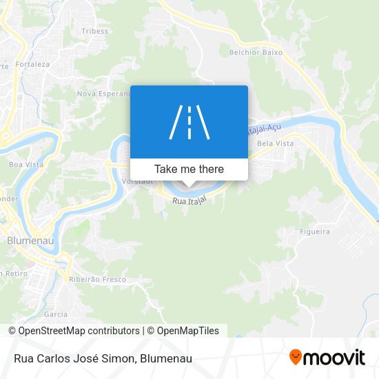 Rua Carlos José Simon map