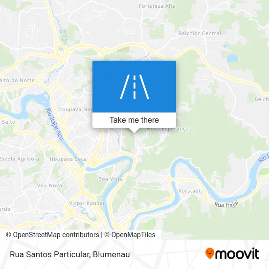 Rua Santos Particular map