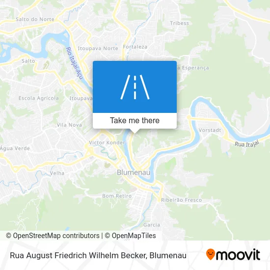 Rua August Friedrich Wilhelm Becker map