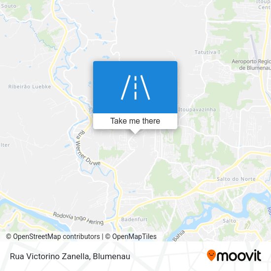Rua Victorino Zanella map