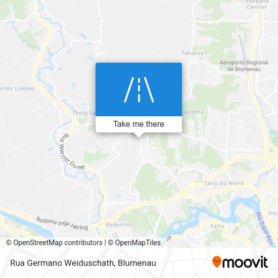 Rua Germano Weiduschath map