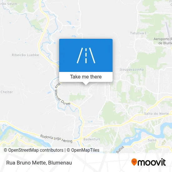Rua Bruno Mette map