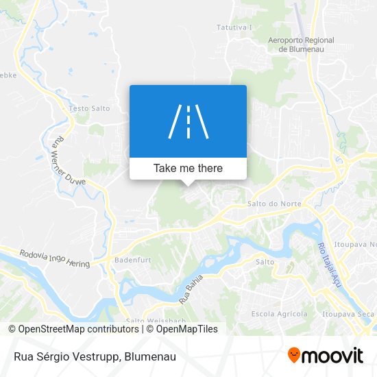 Rua Sérgio Vestrupp map