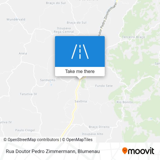 Rua Doutor Pedro Zimmermann map