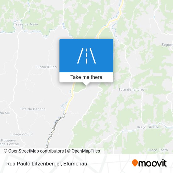 Rua Paulo Litzenberger map