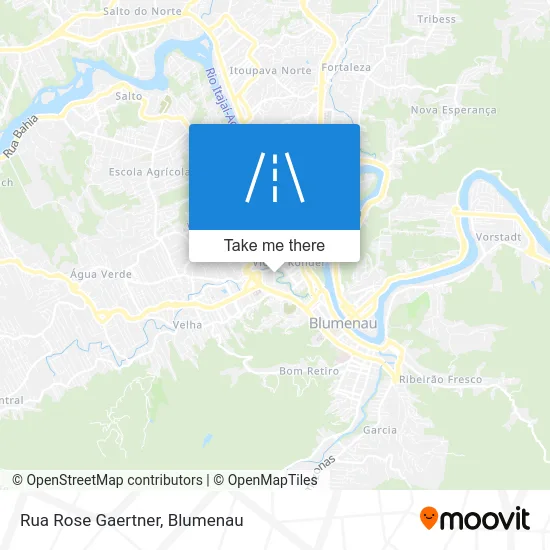 Rua Rose Gaertner map
