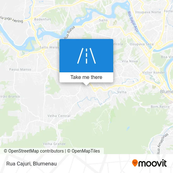 Rua Cajuri map
