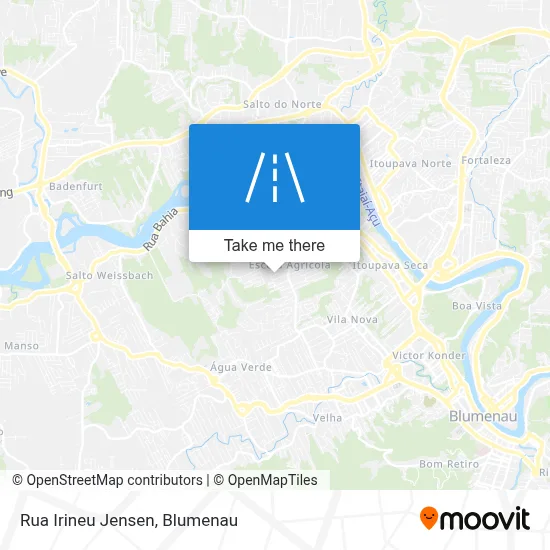 Rua Irineu Jensen map