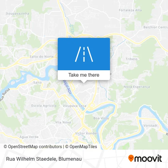 Rua Wilhelm Staedele map