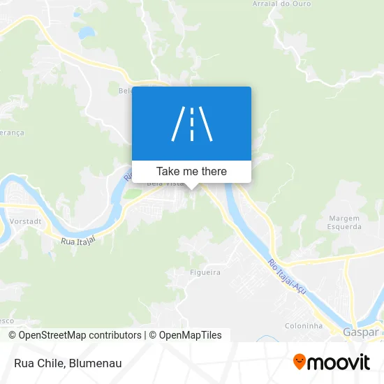 Rua Chile map