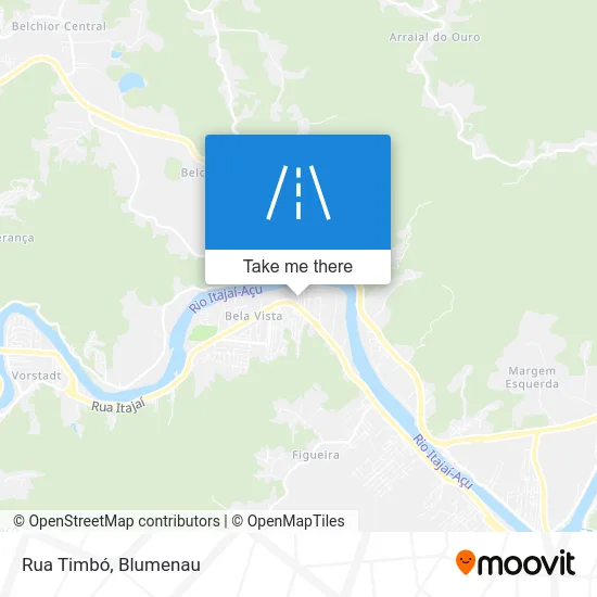 Rua Timbó map