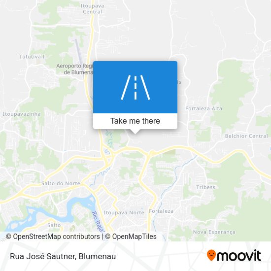 Rua José Sautner map