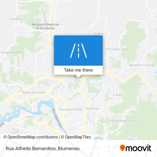 Rua Alfredo Bernardino map