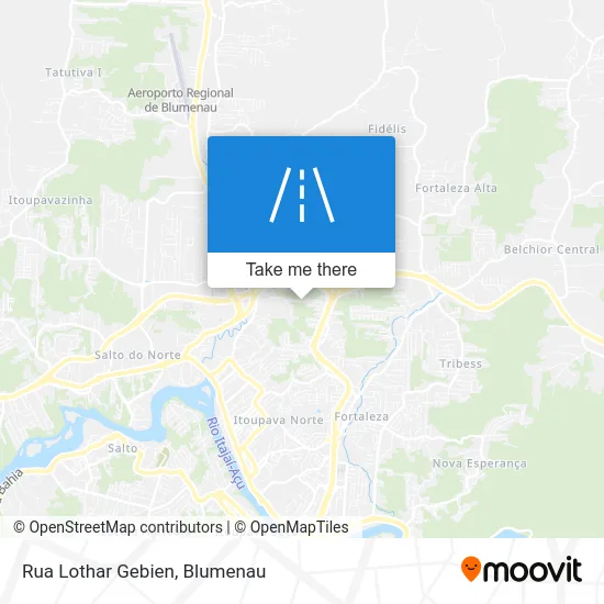 Rua Lothar Gebien map