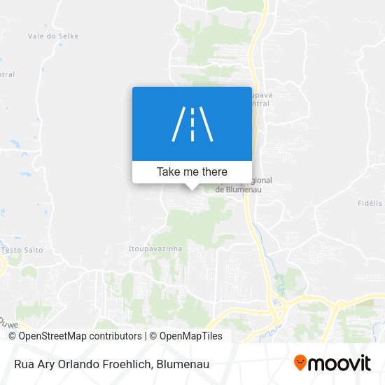 Rua Ary Orlando Froehlich map