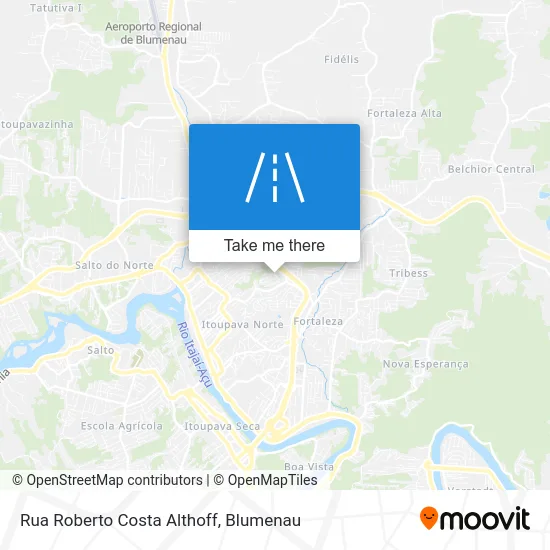 Rua Roberto Costa Althoff map