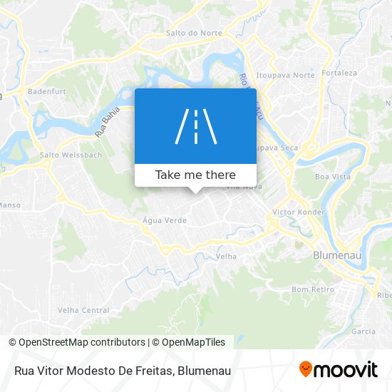 Mapa Rua Vitor Modesto De Freitas