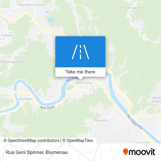 Rua Geni Spinner map