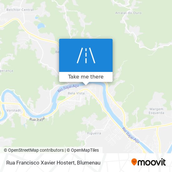 Rua Francisco Xavier Hostert map