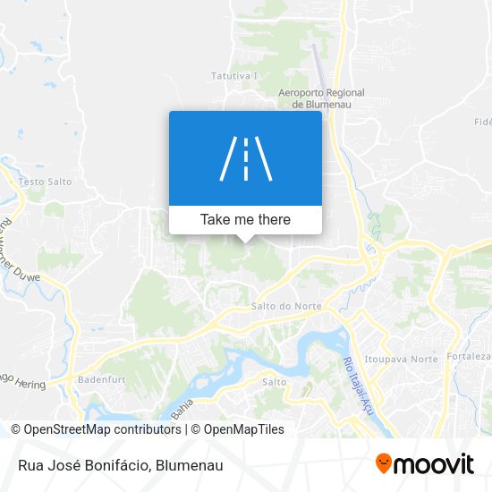 Rua José Bonifácio map