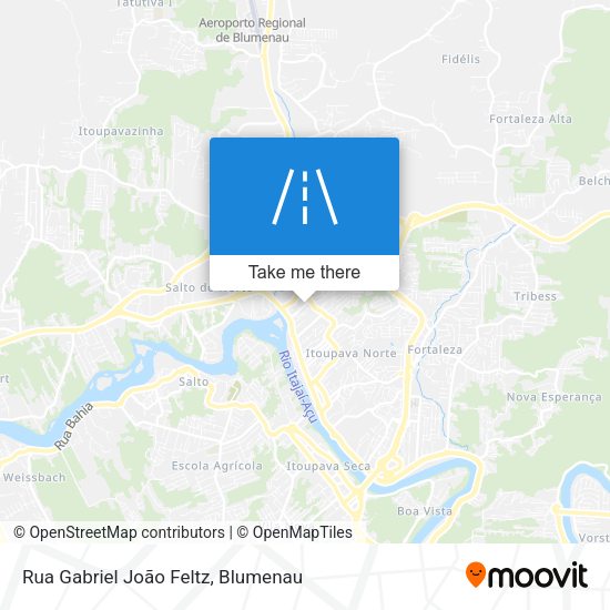 Rua Gabriel João Feltz map