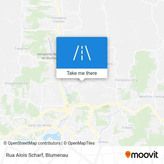 Rua Alois Scharf map