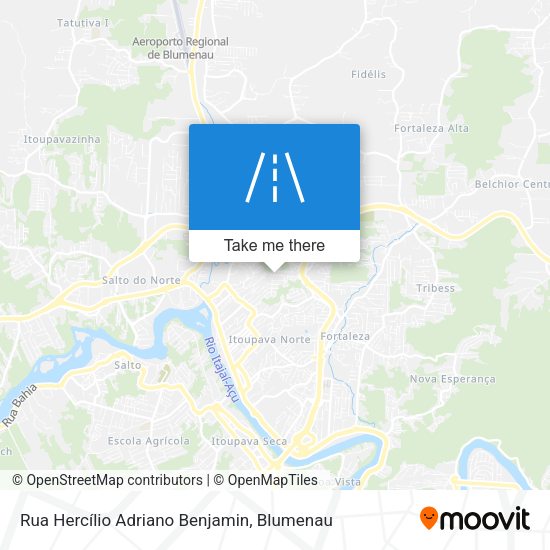 Rua Hercílio Adriano Benjamin map