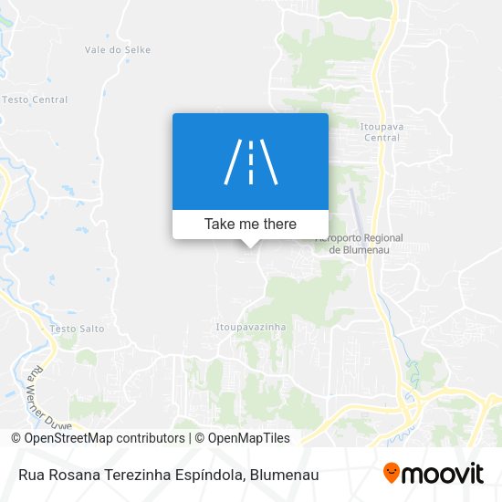 Rua Rosana Terezinha Espíndola map
