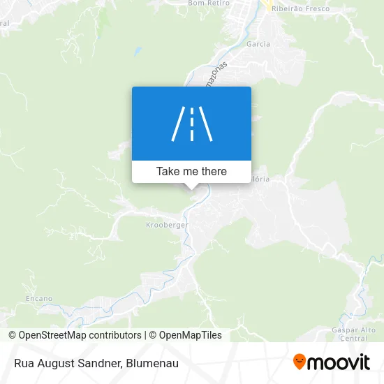 Rua August Sandner map