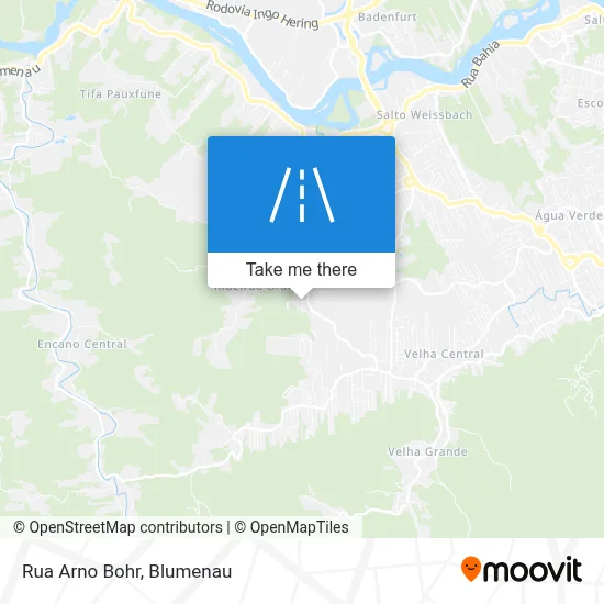 Rua Arno Bohr map