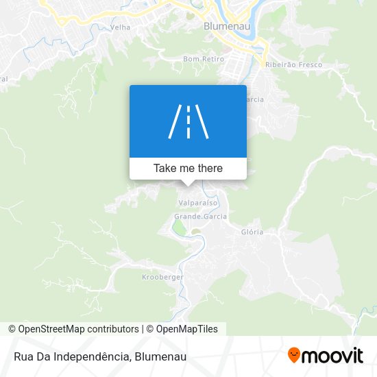 Rua Da Independência map